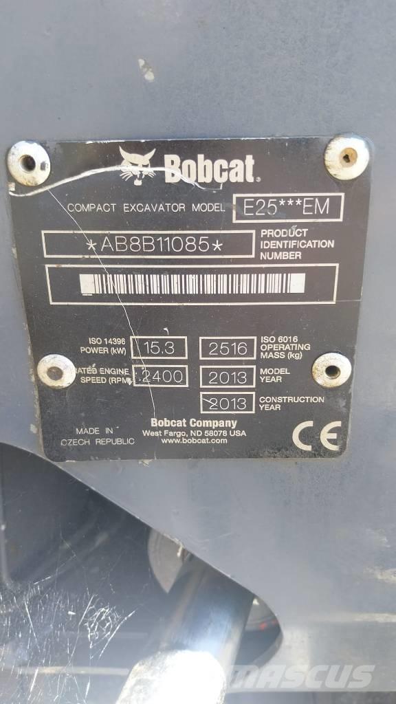 Bobcat E 25 Minigraafmachines < 7t