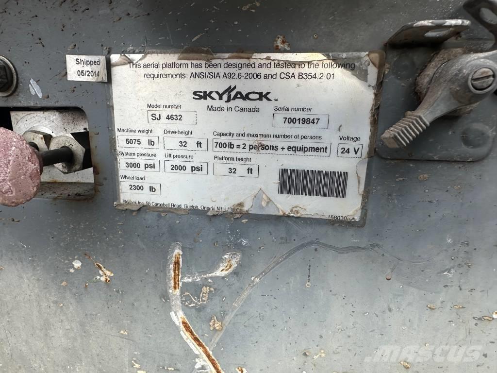 SkyJack SJ 4632 Schaarhoogwerkers