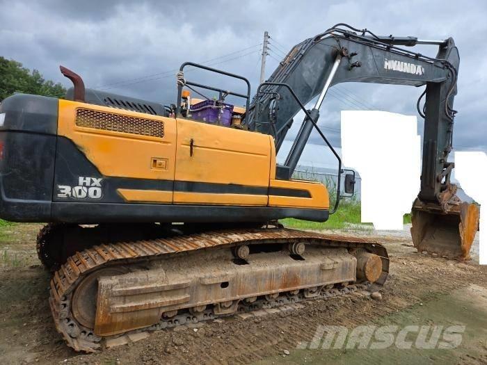 Hyundai HX 300 Rupsgraafmachines