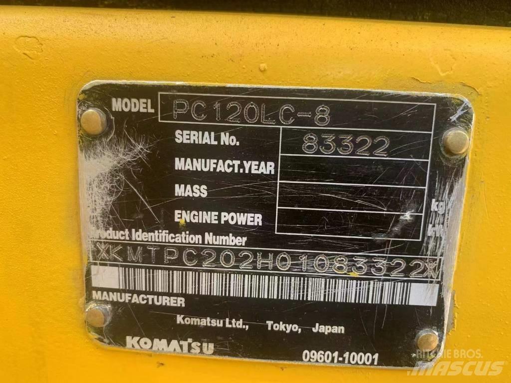 Komatsu PC 120-8 Midigraafmachines 7t - 12t