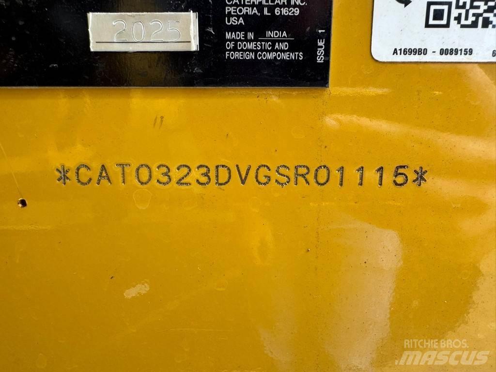 CAT 323D3 Rupsgraafmachines