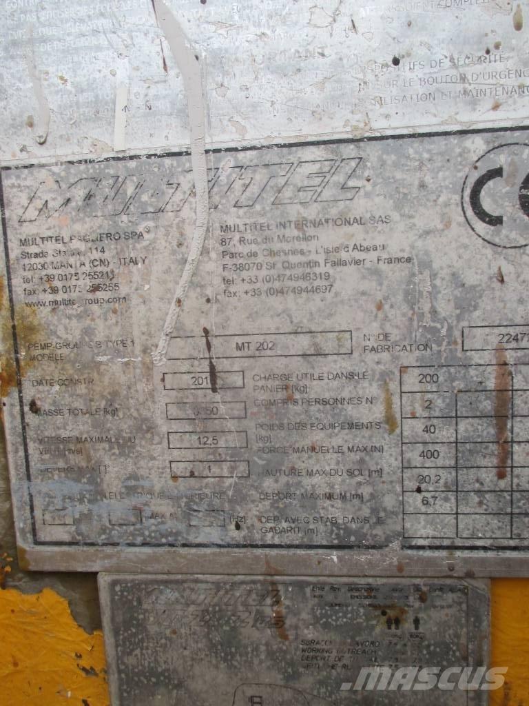 Multitel MT 202 Auto hoogwerkers