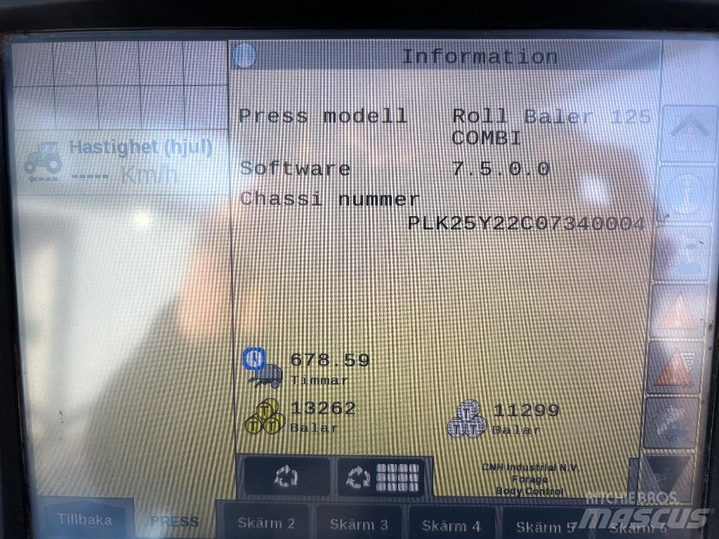 New Holland RB 125 Ronde-balenpersen