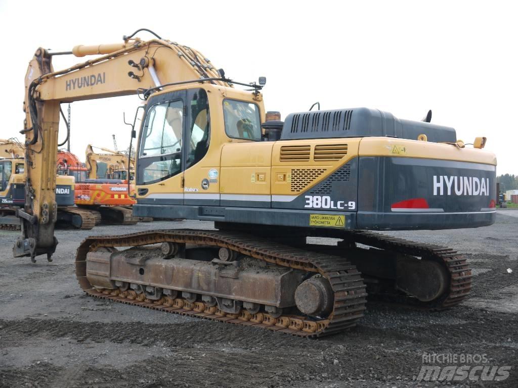 Hyundai R 380 LC-9 Rupsgraafmachines