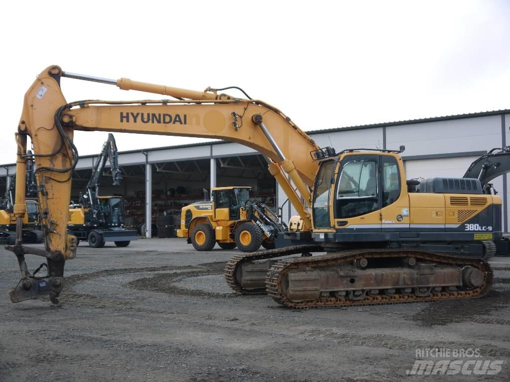 Hyundai R 380 LC-9 Rupsgraafmachines