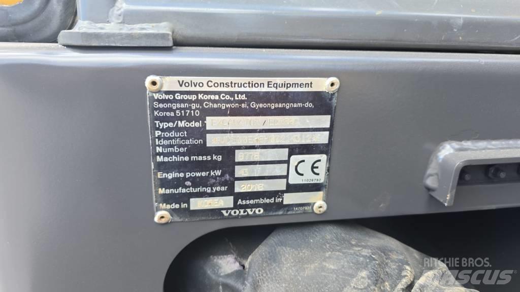 Volvo ECR 88 D Midigraafmachines 7t - 12t