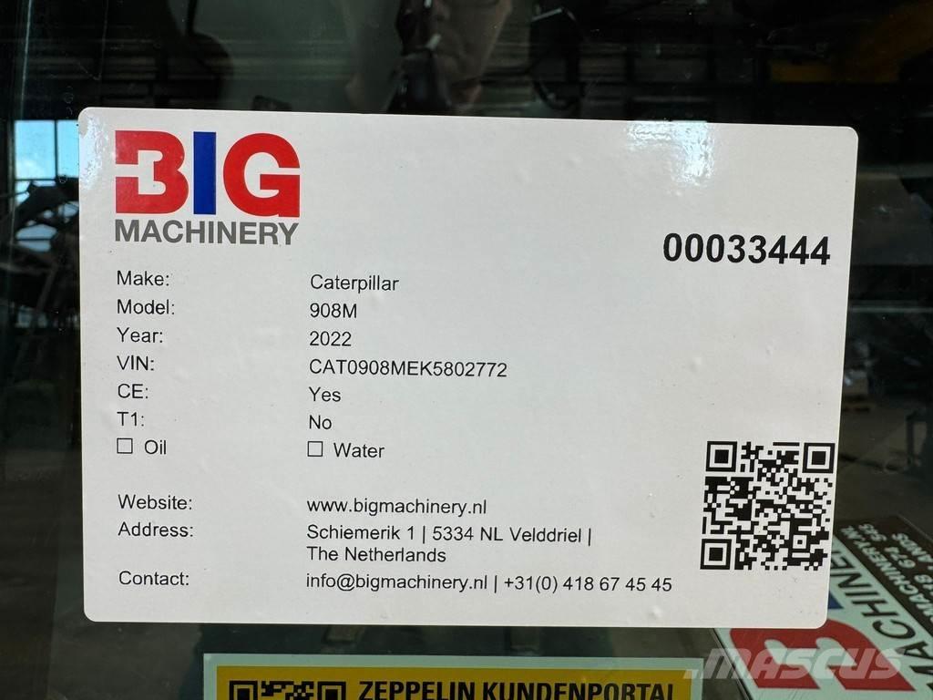CAT 908M Wielladers