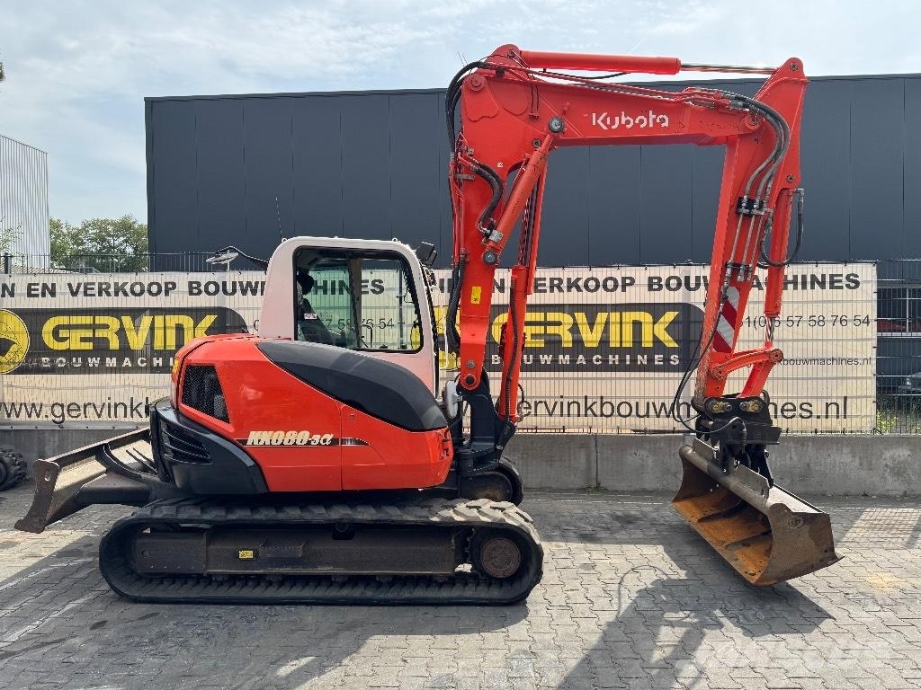 Kubota KX 080-3 A Midigraafmachines 7t - 12t