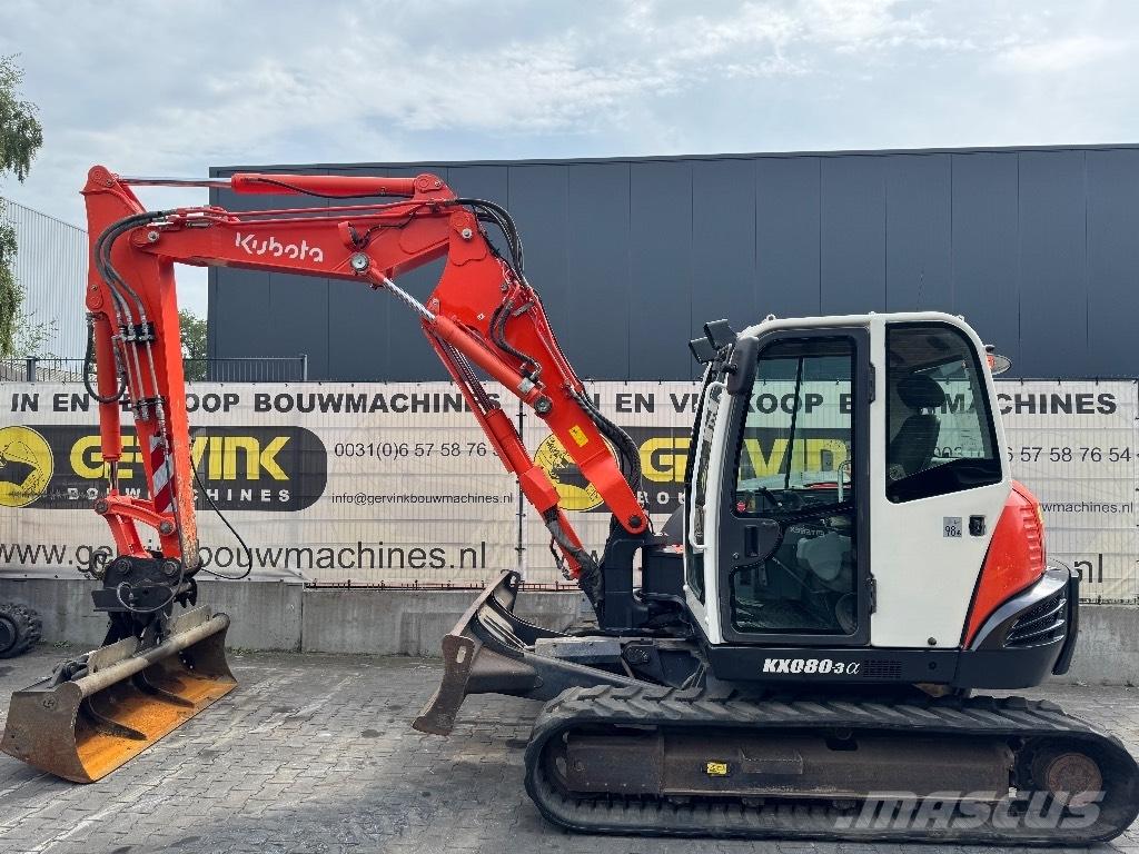 Kubota KX 080-3 A Midigraafmachines 7t - 12t