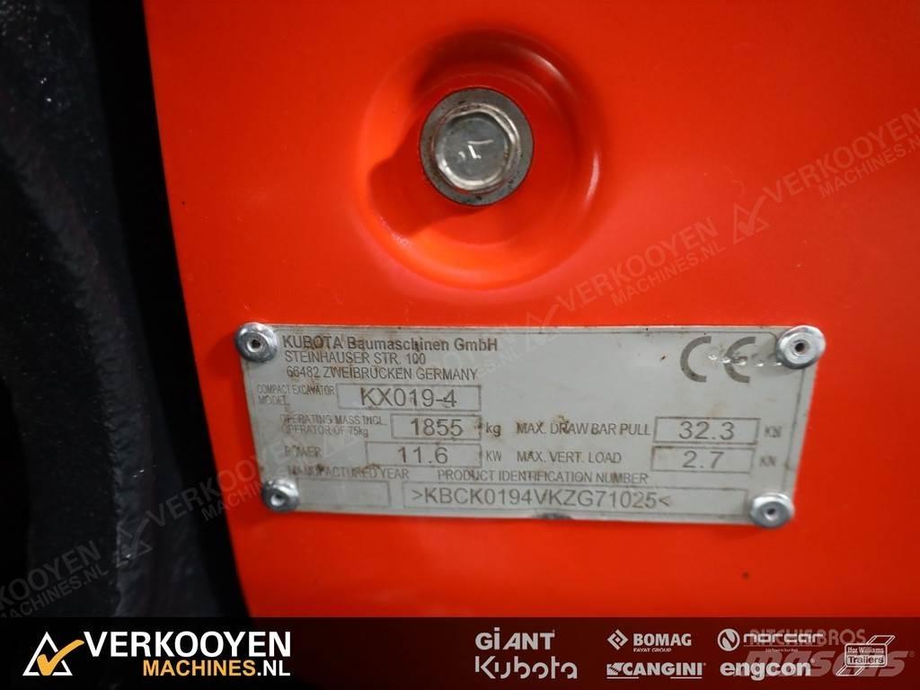 Kubota KX019-4 Minigraafmachines < 7t