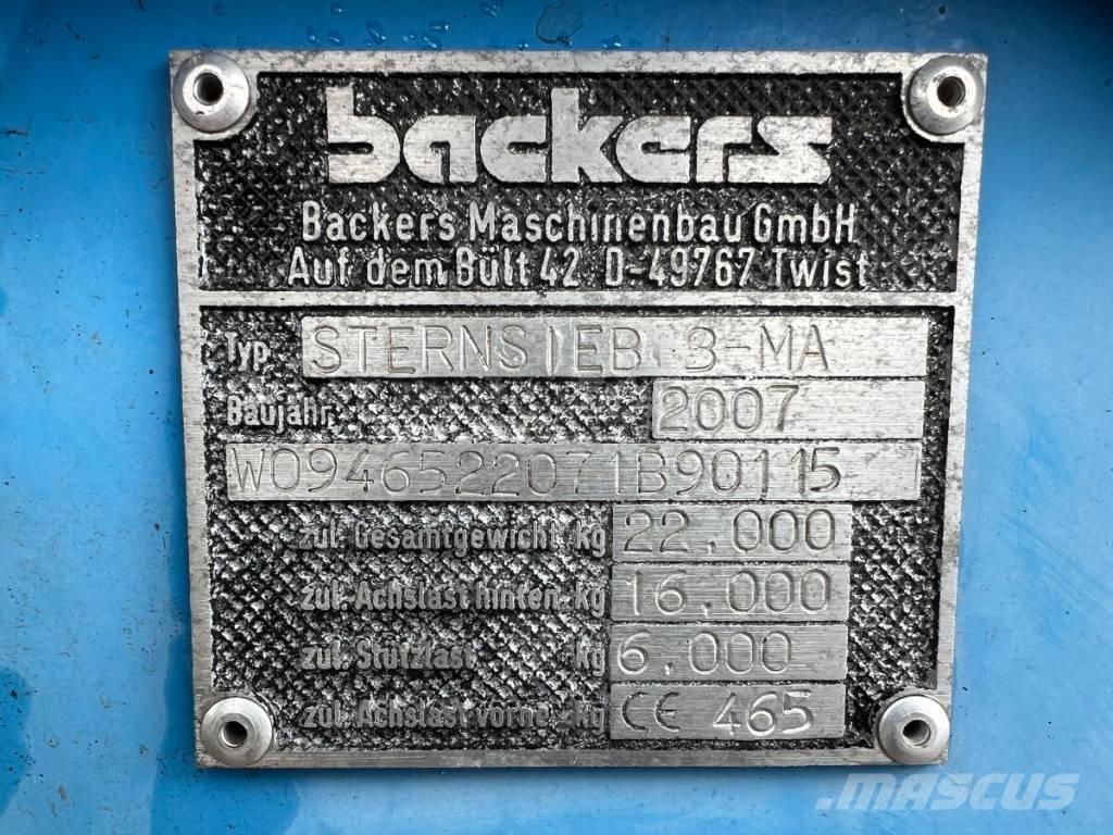 Backers 3-MA Mobiele zeefinstallaties