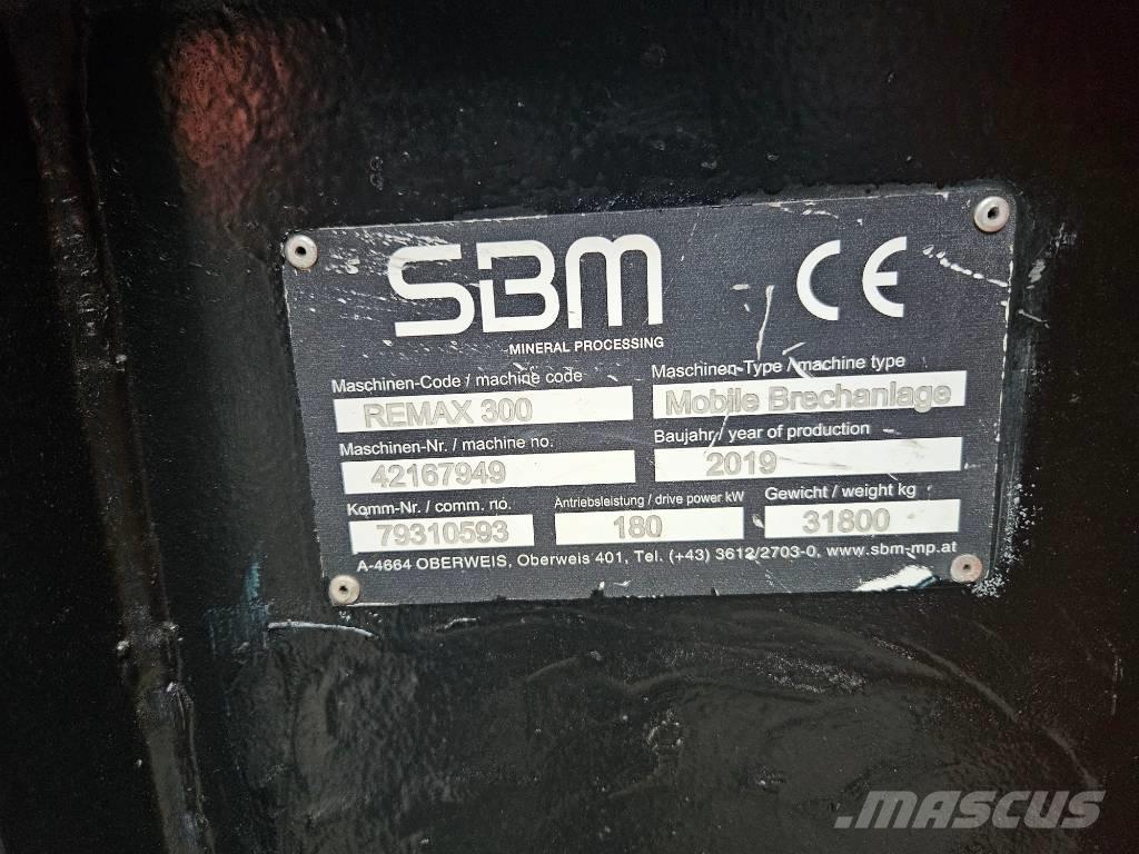SBM Remax 300 Mobile crushers