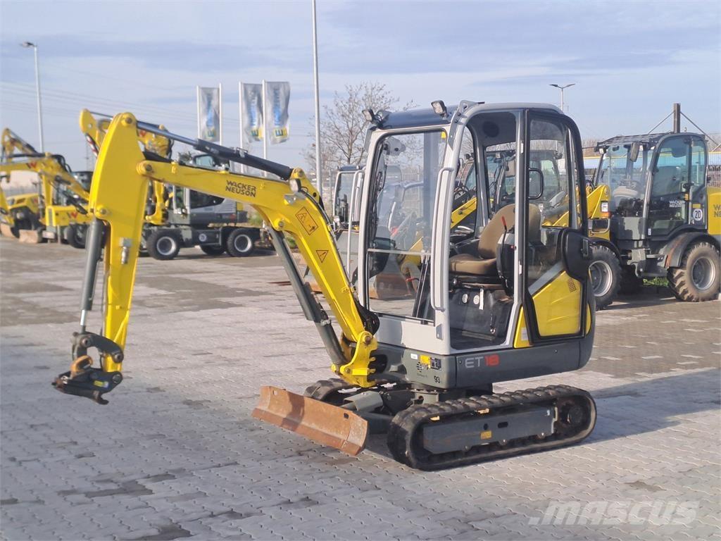 Wacker Neuson ET18 Rupsgraafmachines