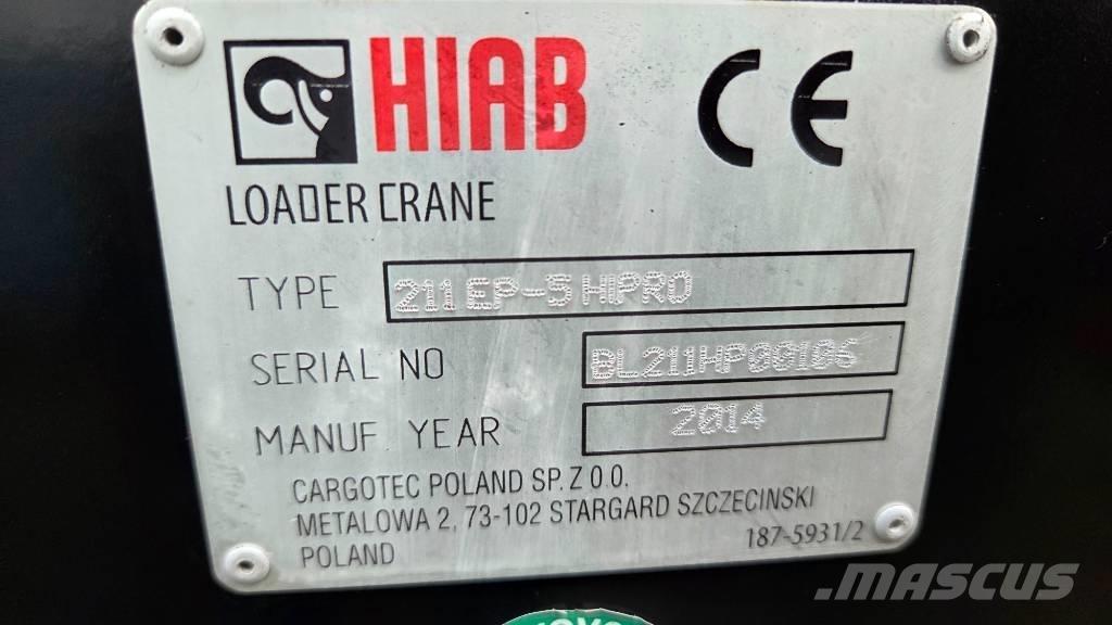 Hiab 211 EP-5 Hipro Laadkranen