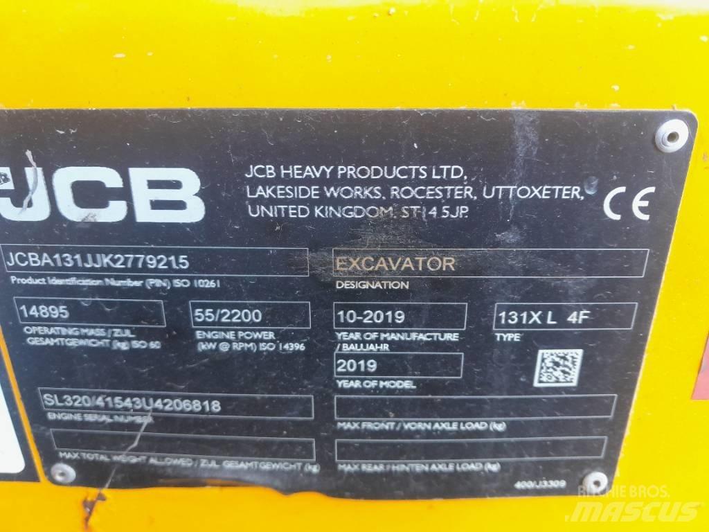 JCB 131 X Rupsgraafmachines