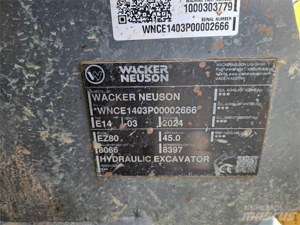 Wacker Neuson EZ80 Rupsgraafmachines