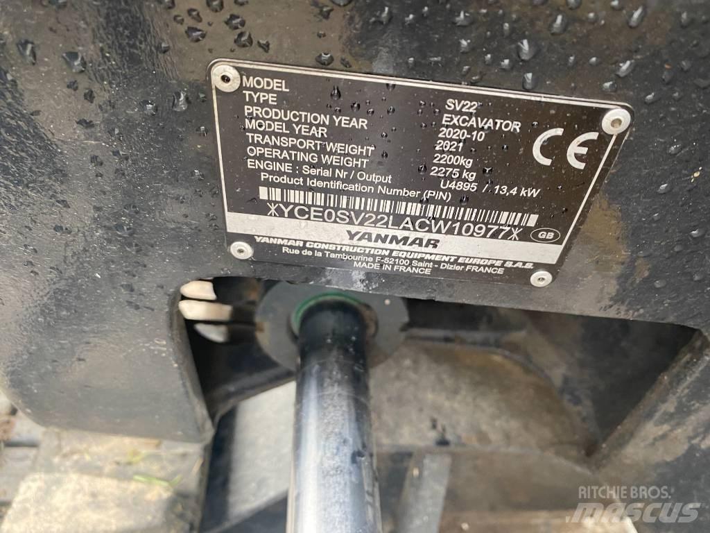 Yanmar SV 22 Minigraafmachines < 7t