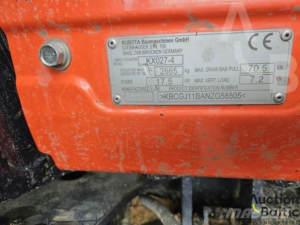 Kubota KX 027-4 Minigraafmachines < 7t