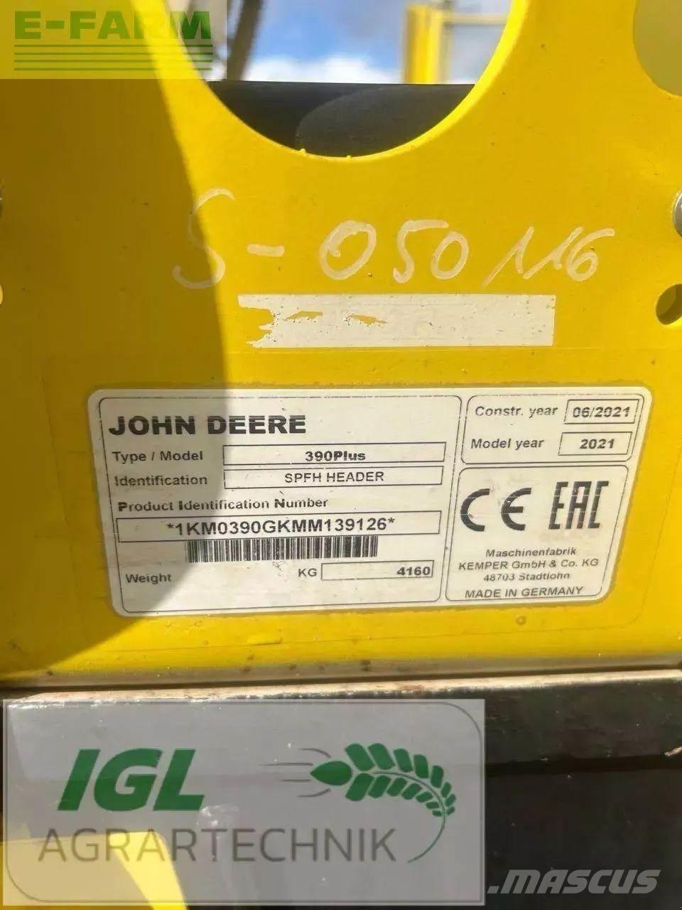 John Deere 9700 i Zelfrijdende veldhakselaars