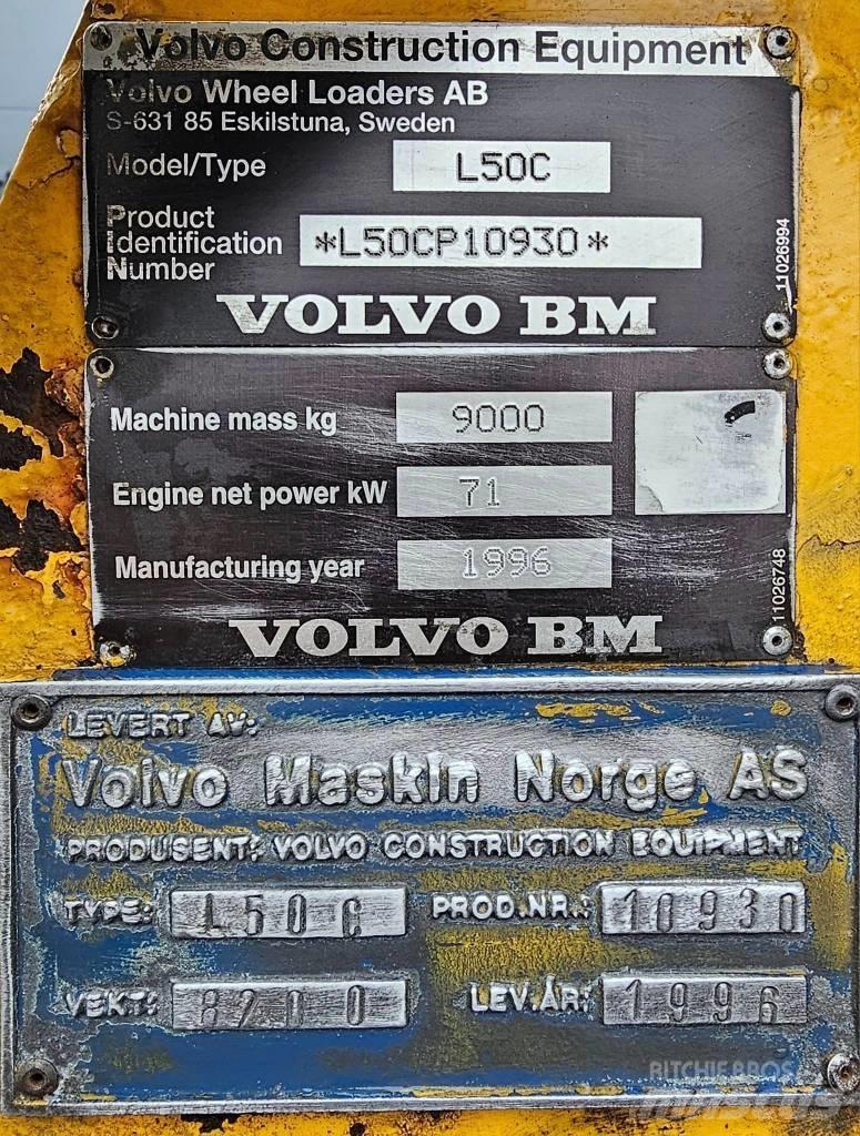 Volvo L 50 C Wielladers