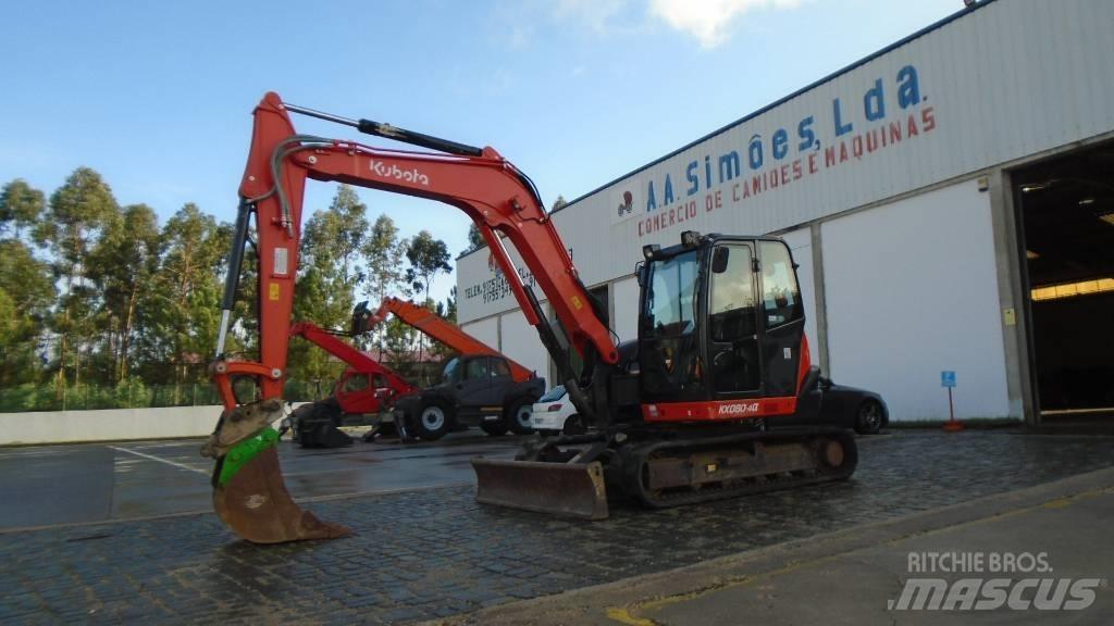 Kubota KX 080-4 Midigraafmachines 7t - 12t