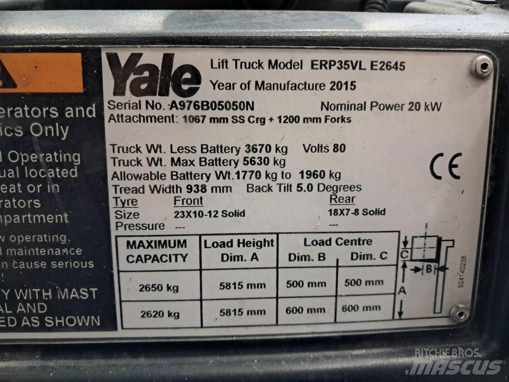 Yale ERP35VL Elektrische heftrucks