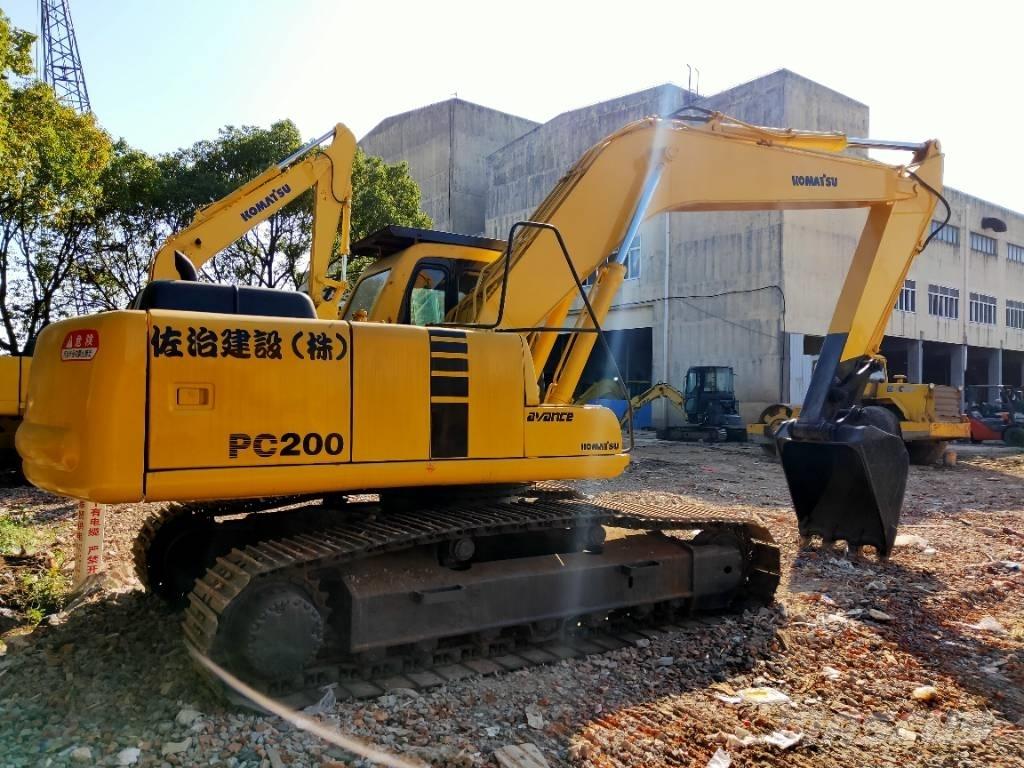 Komatsu PC200-6 Rupsgraafmachines