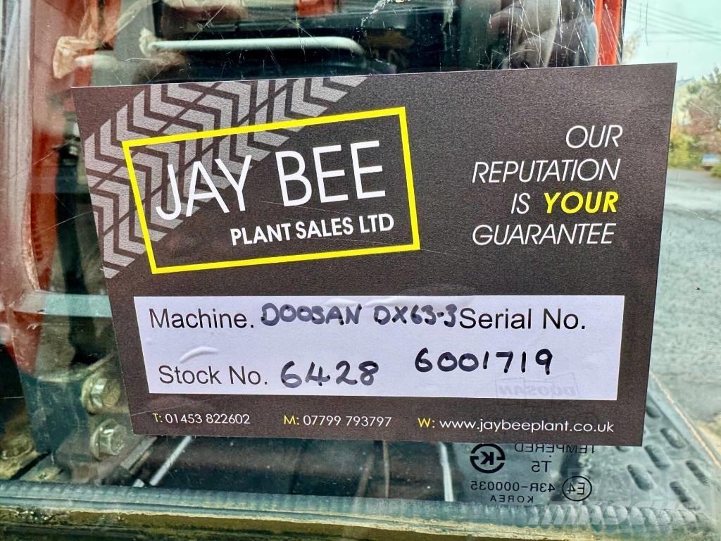 Doosan DX 63 R Minigraafmachines < 7t