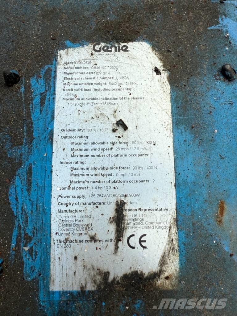 Genie GS2646 Schaarhoogwerkers