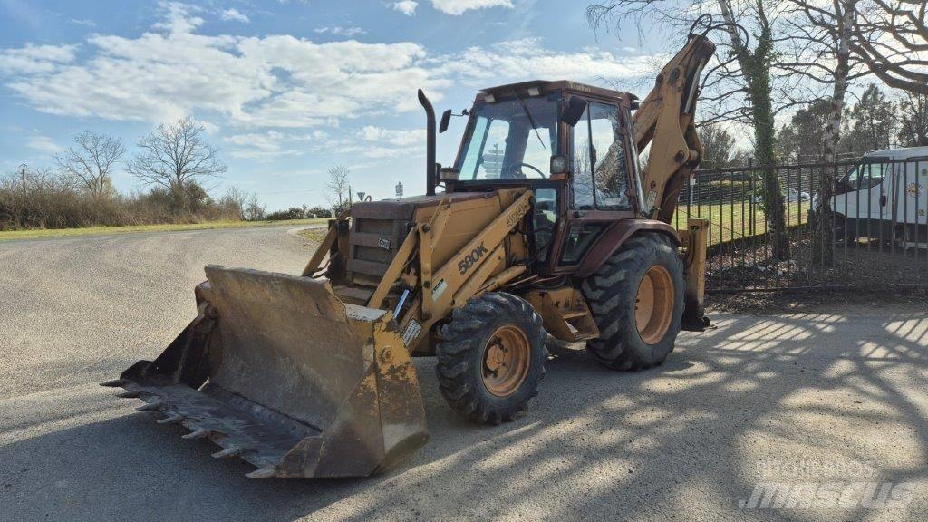 CASE 580 K Turbo Graaf-laadcombinaties