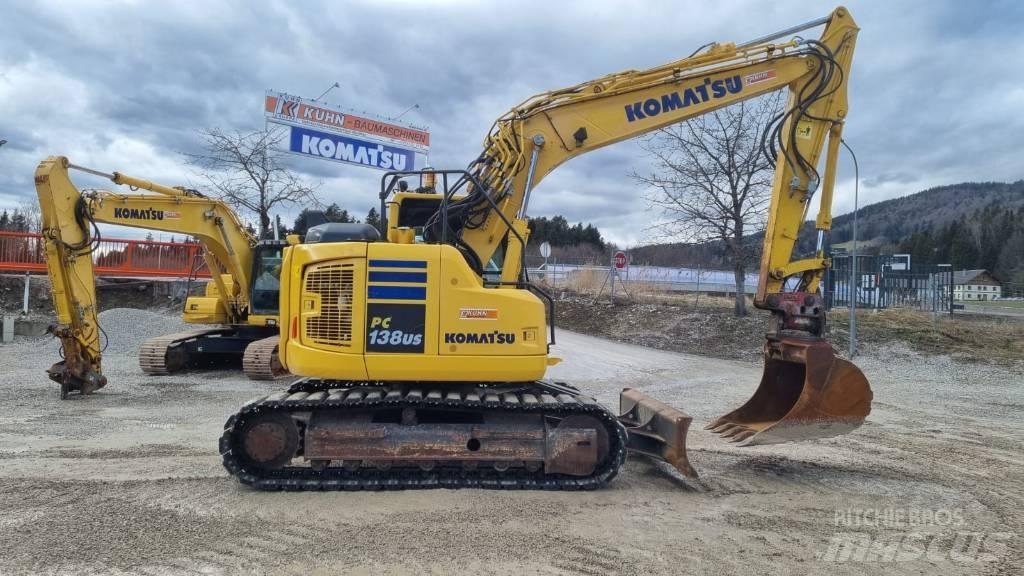 Komatsu PC 138 US-11 Rupsgraafmachines