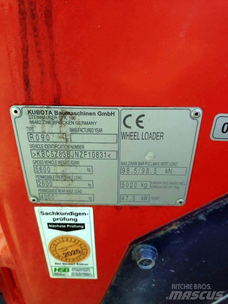 Kubota R 090 Wielladers