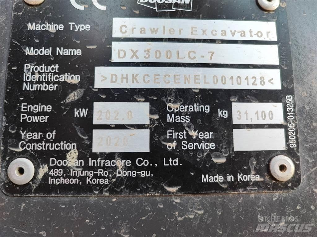 Doosan DX300LC-7 Rupsgraafmachines