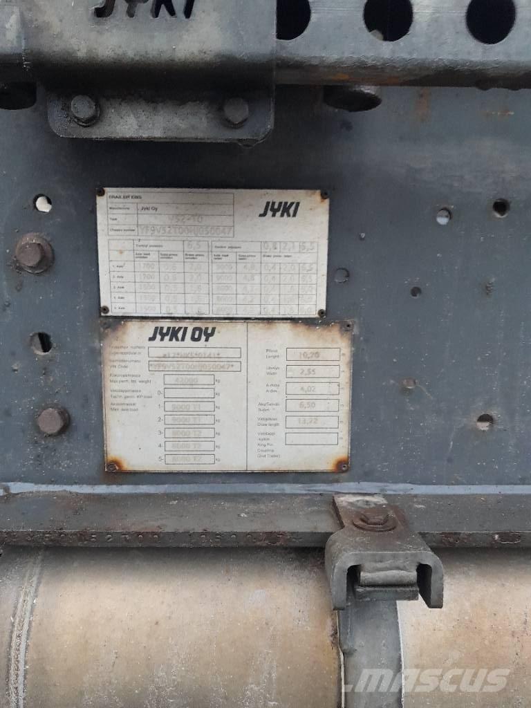 Jyki V52-T0 Hout-Aanhangers