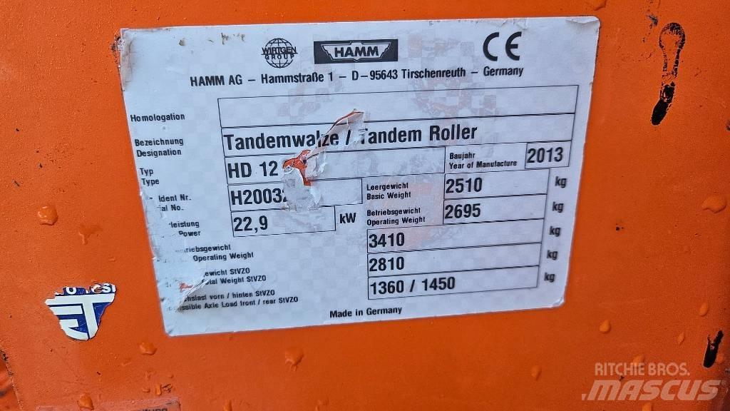 Hamm HD 12 VV Duowalsen