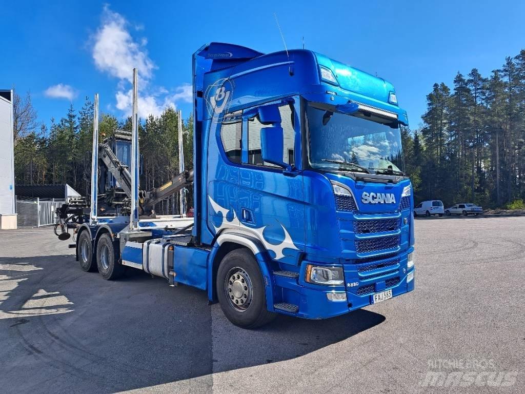 Scania R580B6X4NB Hout-Bakwagens