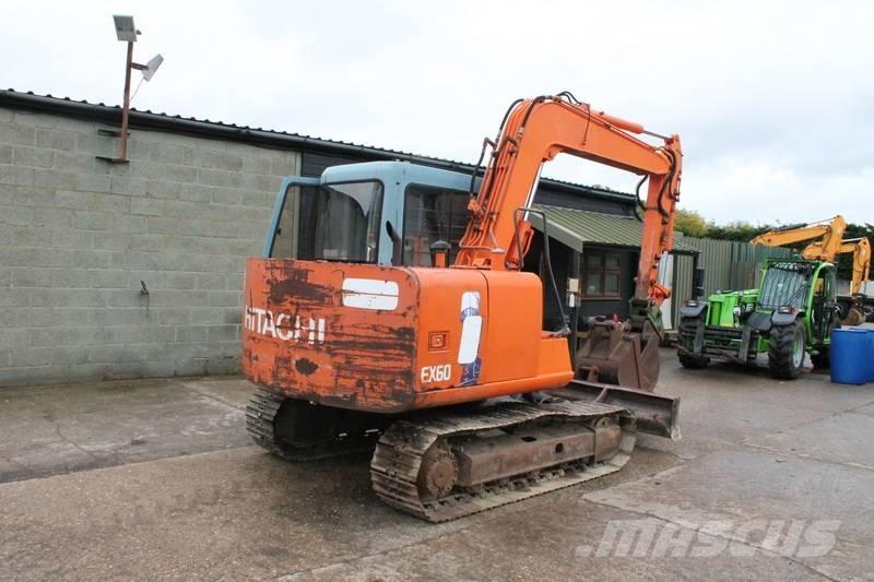 Hitachi EX 60-3 Midigraafmachines 7t - 12t
