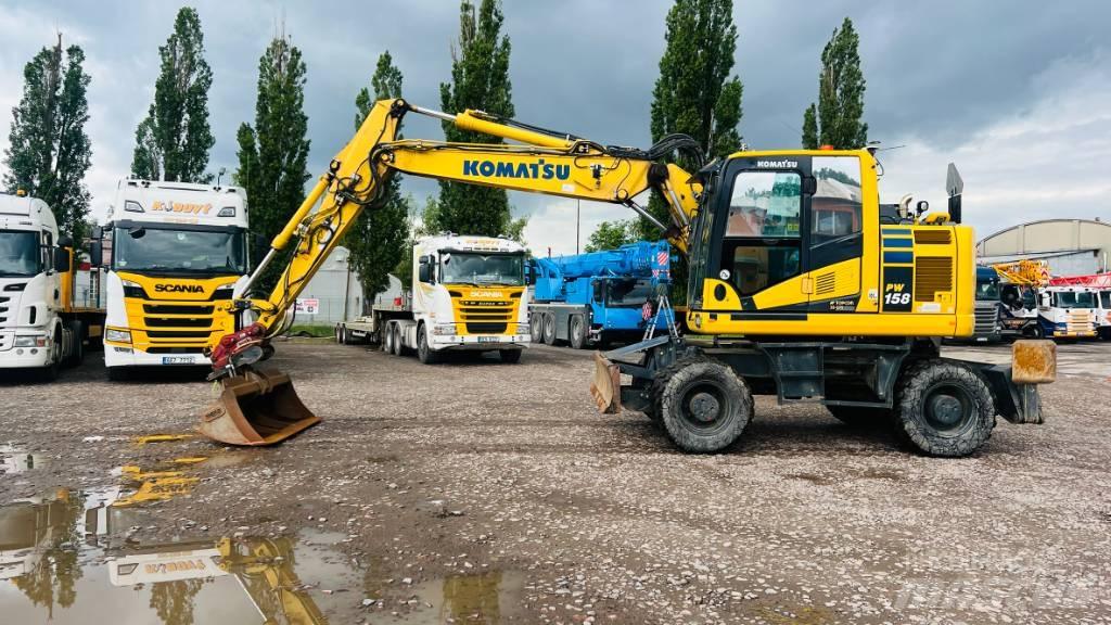 Komatsu PW 158 Wielgraafmachines