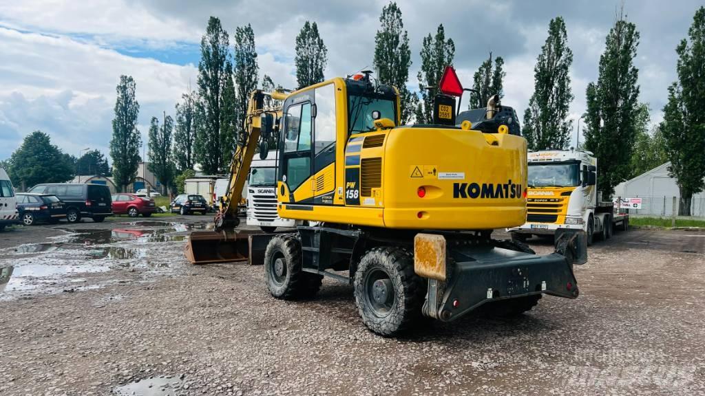 Komatsu PW 158 Wielgraafmachines