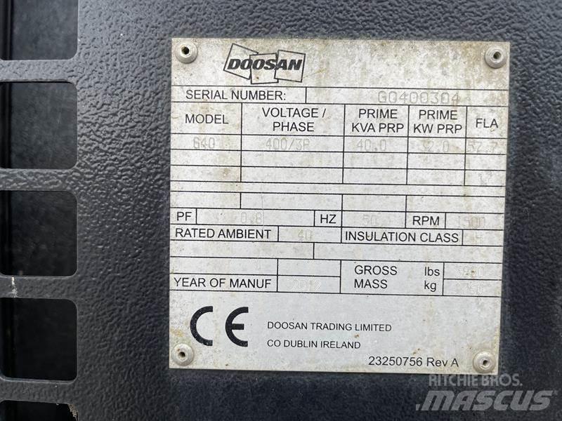 Doosan G 40 Diesel generatoren
