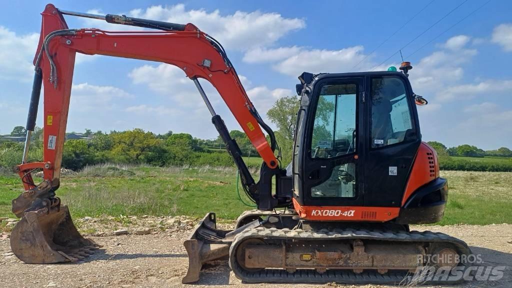 Kubota KX 080-4 Midigraafmachines 7t - 12t