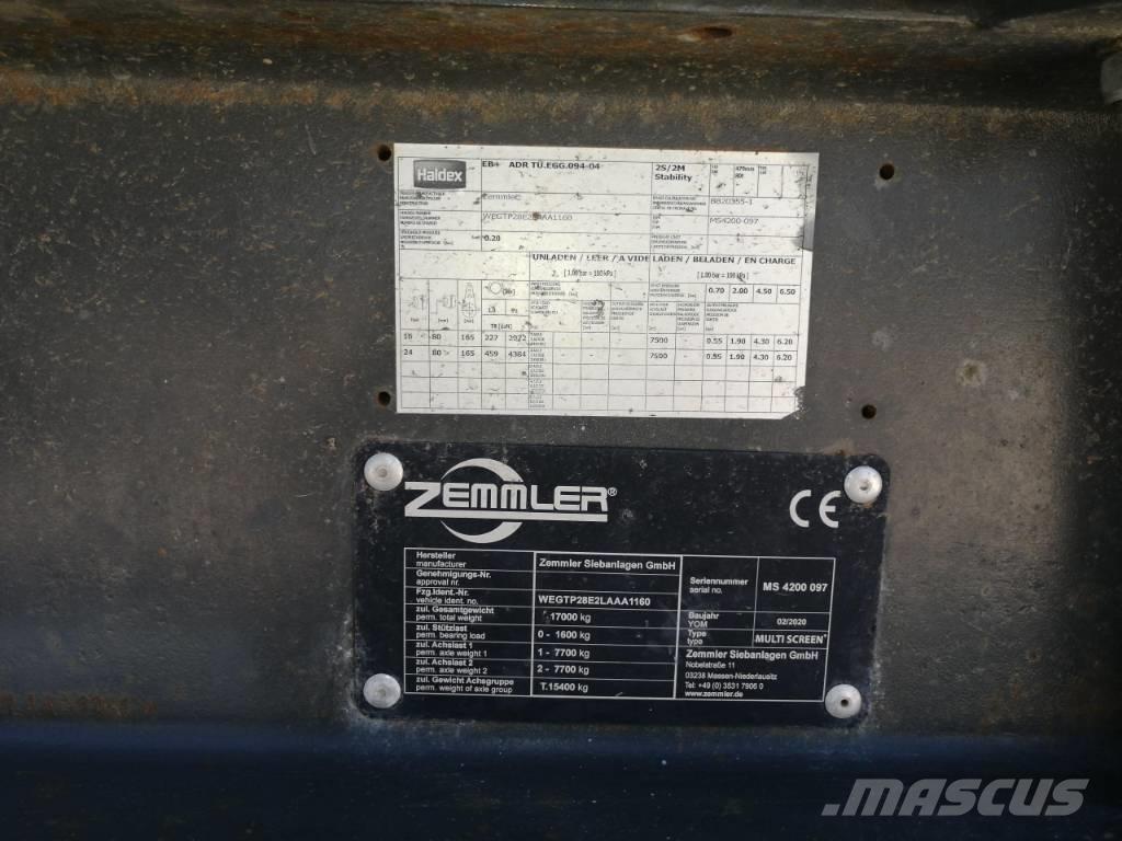 Zemmler MS 4200-097 Mobiele zeefinstallaties