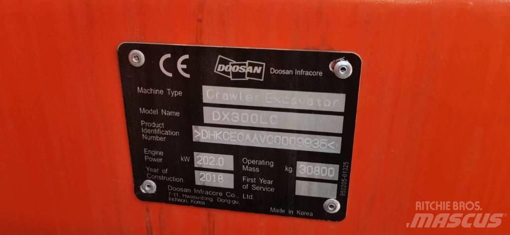Doosan DX 300 Rupsgraafmachines