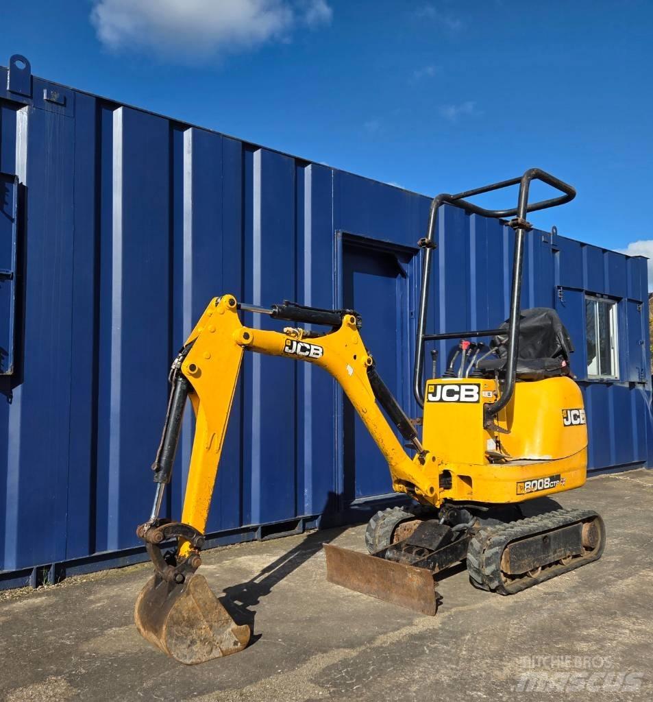 JCB 8008 CTS 3 Bkts Minigraafmachines < 7t