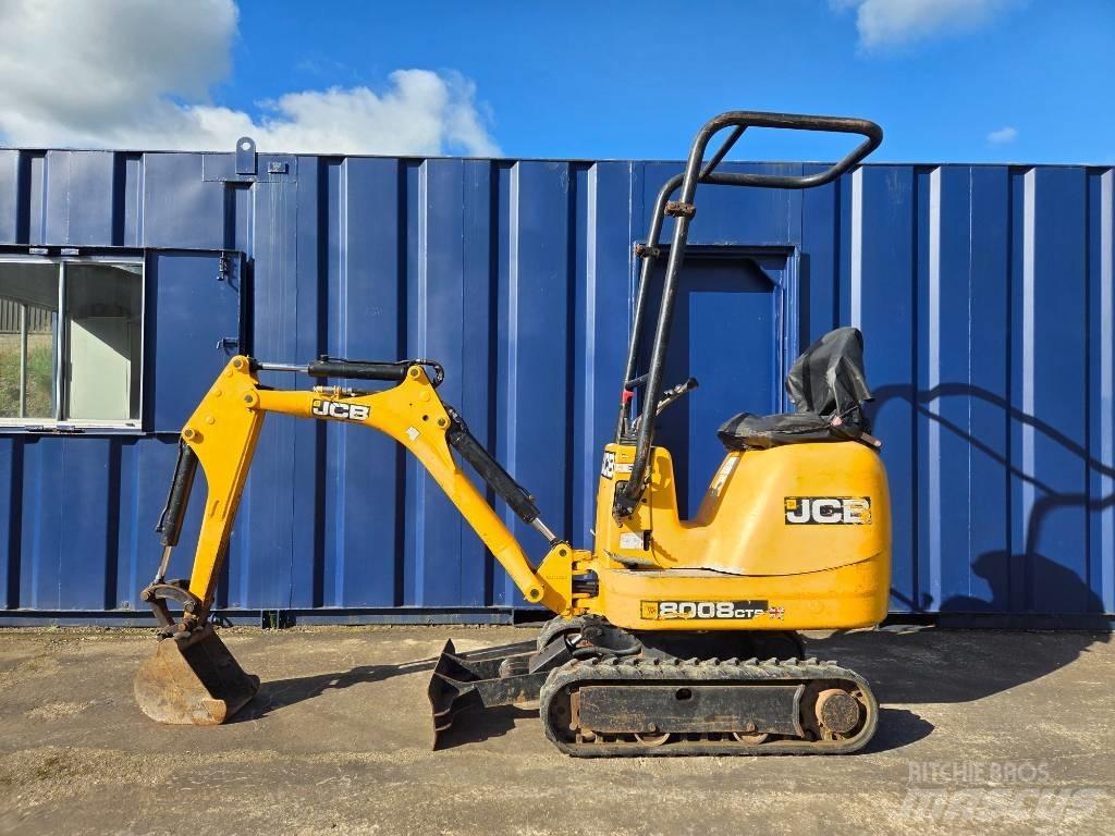 JCB 8008 CTS 3 Bkts Minigraafmachines < 7t