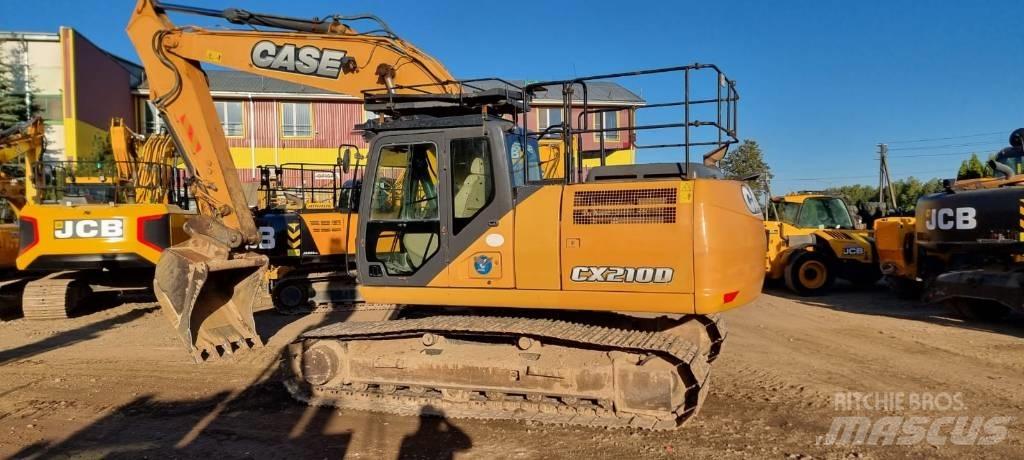 CASE CX 210 D Rupsgraafmachines
