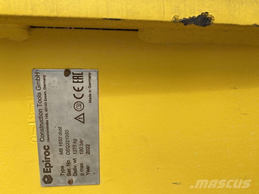 Epiroc MB1650D Hamers en brekers