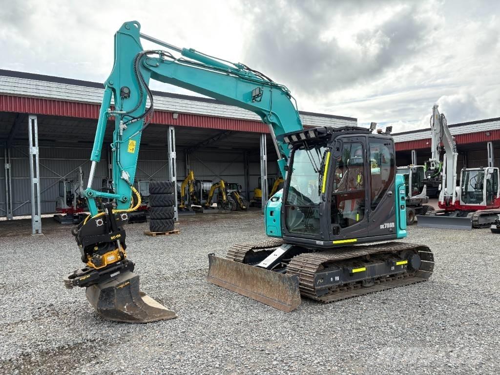 Kobelco SK75SR-7 Midigraafmachines 7t - 12t