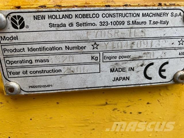 New Holland E 70 SR Midigraafmachines 7t - 12t