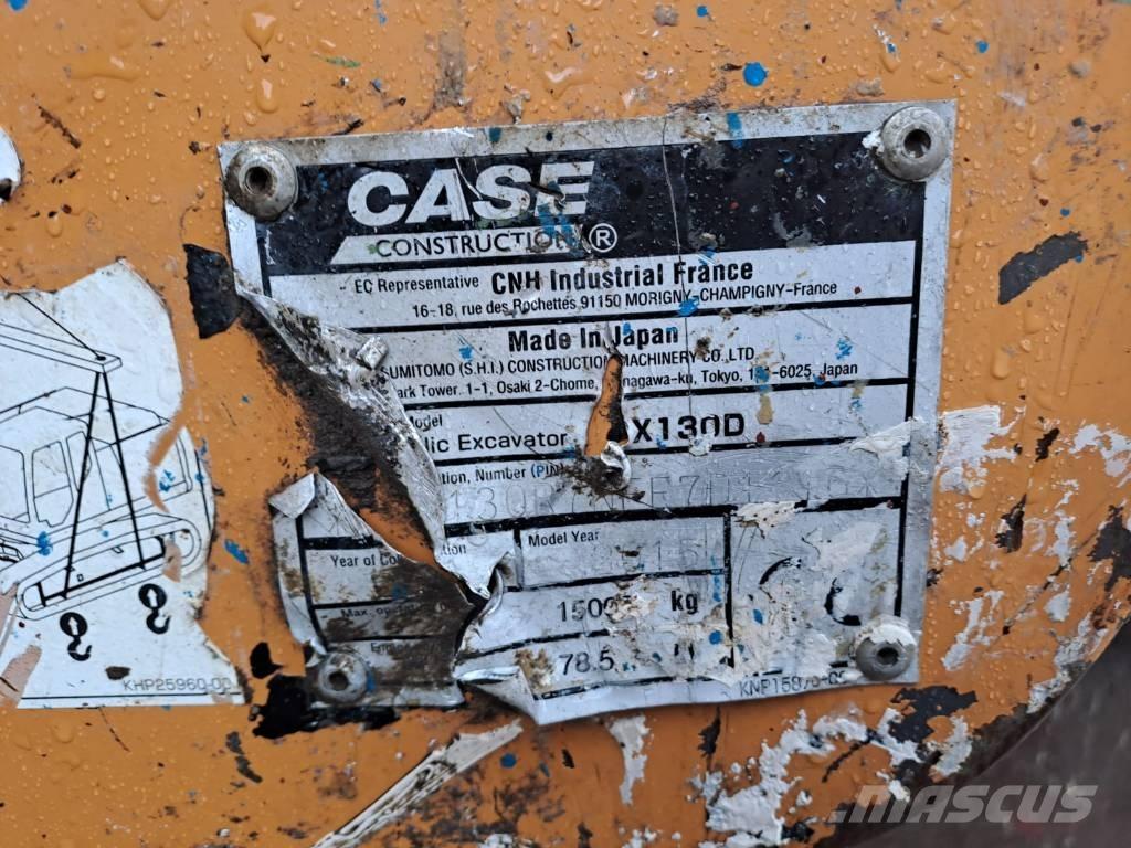 CASE CX 130 D Rupsgraafmachines